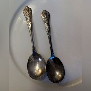 Pair (2) Mary Poppins Disney Spoons